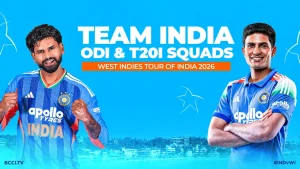 India’s squad for home series against West Indies and ROI squad for Irani Cup announced