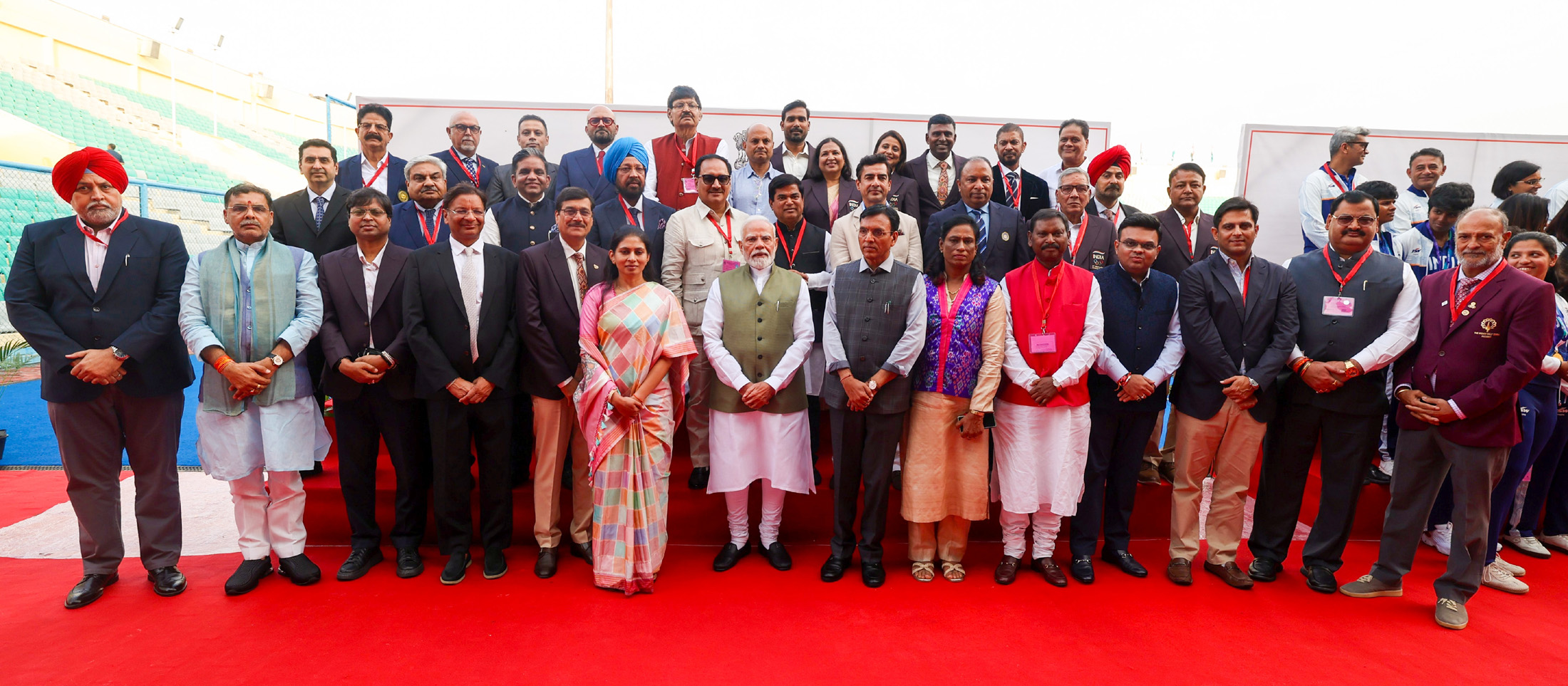 Prime Minister Shri Narendra Modi interacts with the contingent of Indian athletes who participated in Asian Games 2026