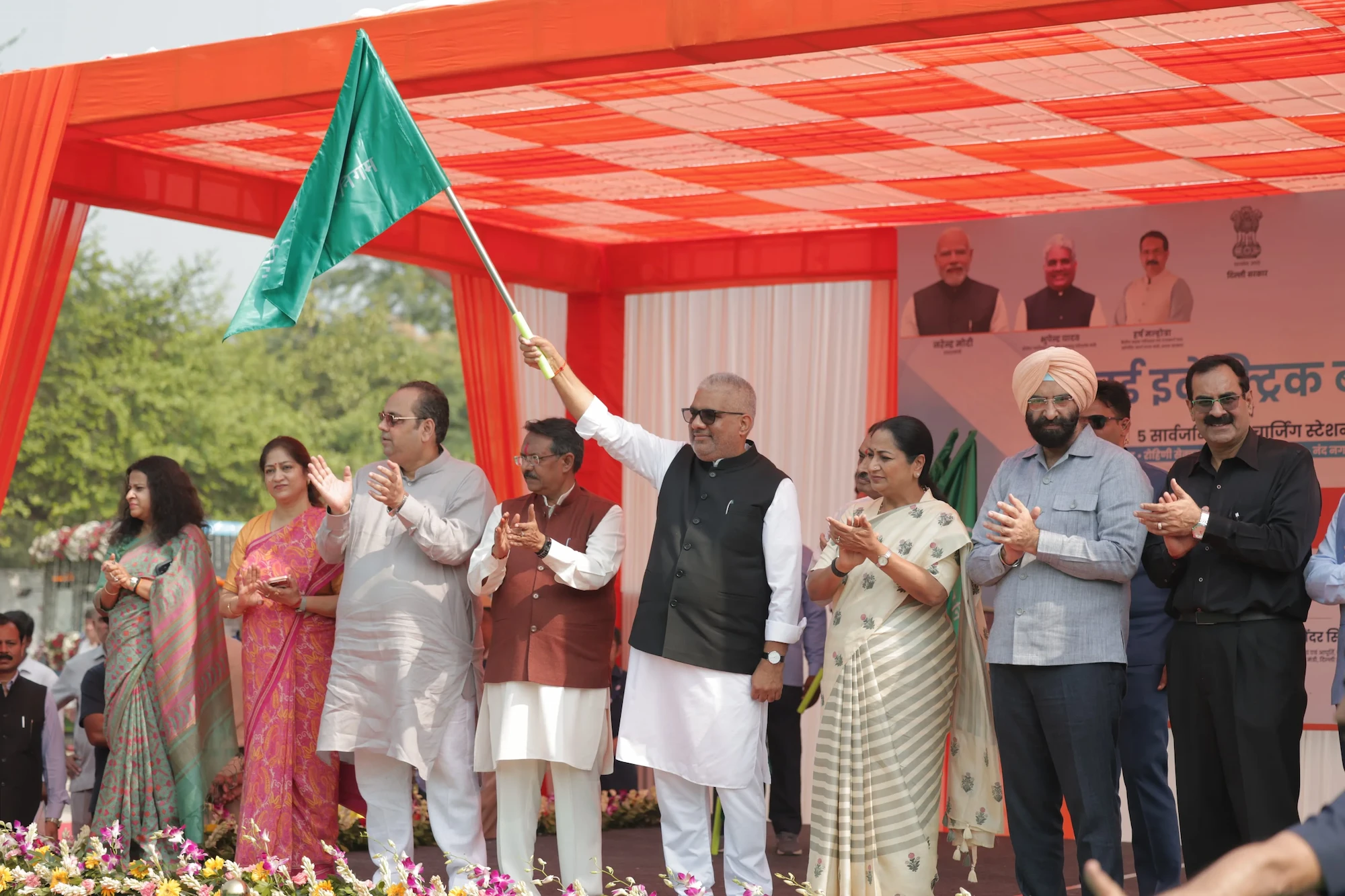 Union Environment Minister Bhupender Yadav and CM Rekha Gupta Flag Off 150 New Electric Buses Under Seva Sankalp Abhiyan; Delhi’s E-Bus Fleet Reaches 5,238