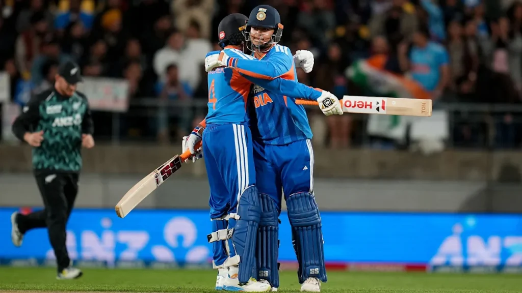 India openers, Abhishek Sharma (113) and Vaibhav Sooryavanshi (45), stitched together a powerplay display for the record books, piling on 118 runs in six overs as they chased down 199 runs off just 13.2 overs against New Zealand.